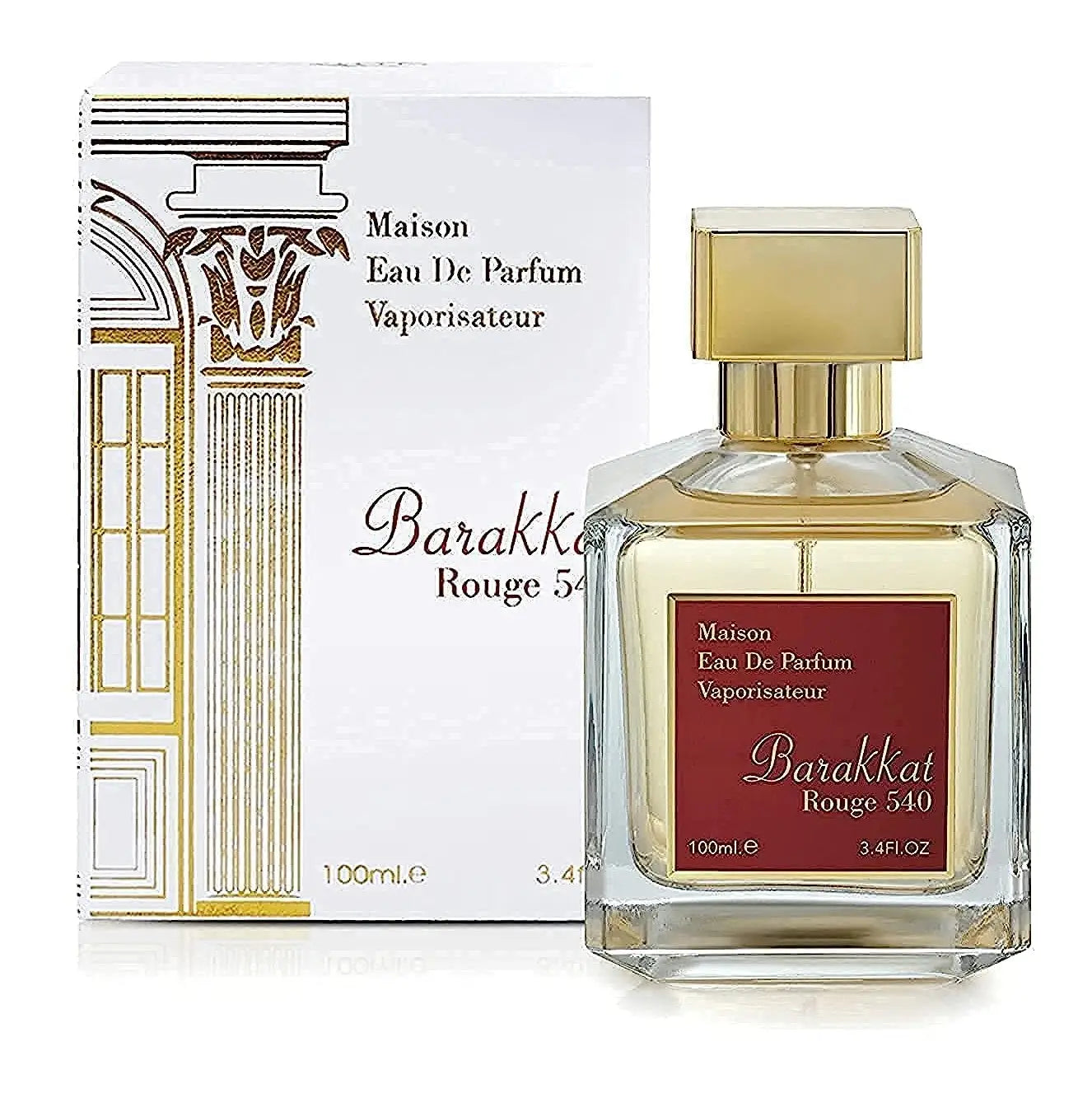 Maison Eau De Parfum Barakkat Rouge 540..3.4oz..(W)