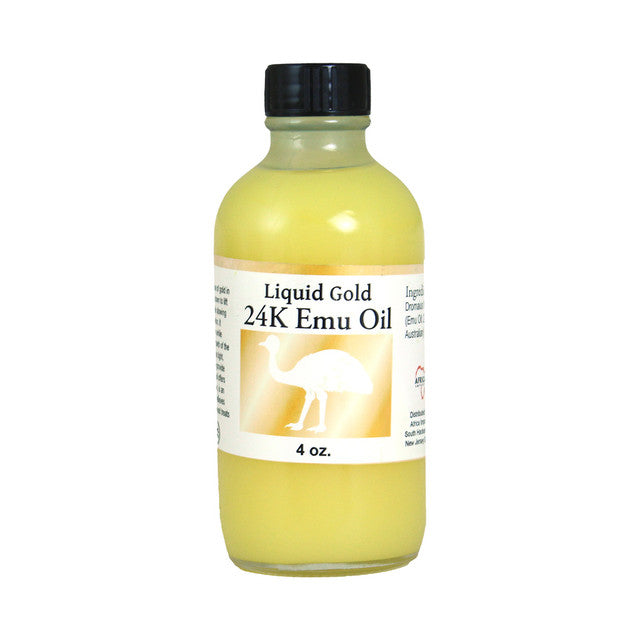 Emu Oil - 4 oz. Liquid Gold 24K - ESSENTIAL OIL