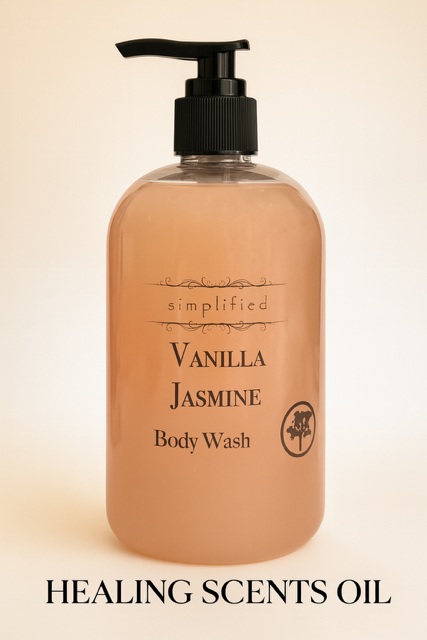 VANILLA JASMINE BODY WASH..17 OZ