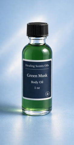 GREEN MUSK BODY OIL (M) 1 0Z