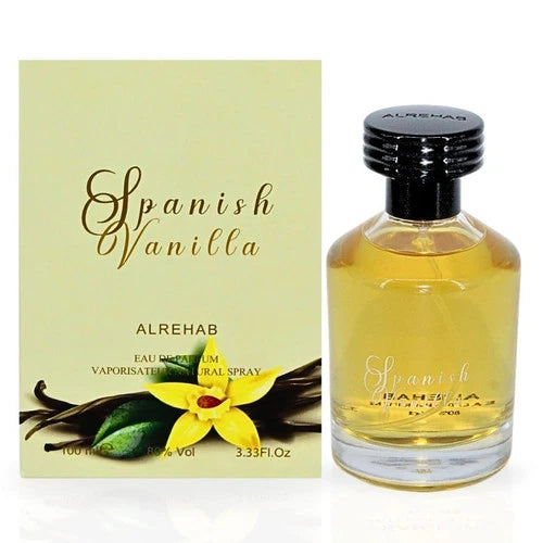 Spanish Vanilla Eau De Parfum For Women 100ML (3.4 OZ) Long Lasting Arabian Perfumes